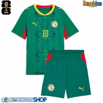 Maglie da calcio Senegal Sadio Mane #10 Seconda Maglia Bambino Mondiali 2026  Manica Corta (+ Pantaloni corti)